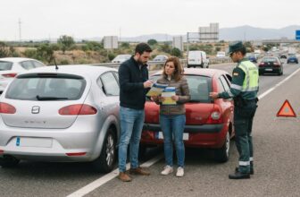 Cómo dar un parte de accidente de coche en España: pasos, plazo y qué hacer después