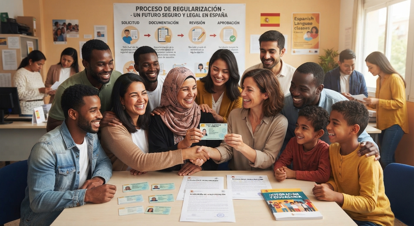 التسوية الاستثنائية في إسبانيا 2026: أكثر من 1.17 مليون طلب، ماذا سيحدث الآن؟